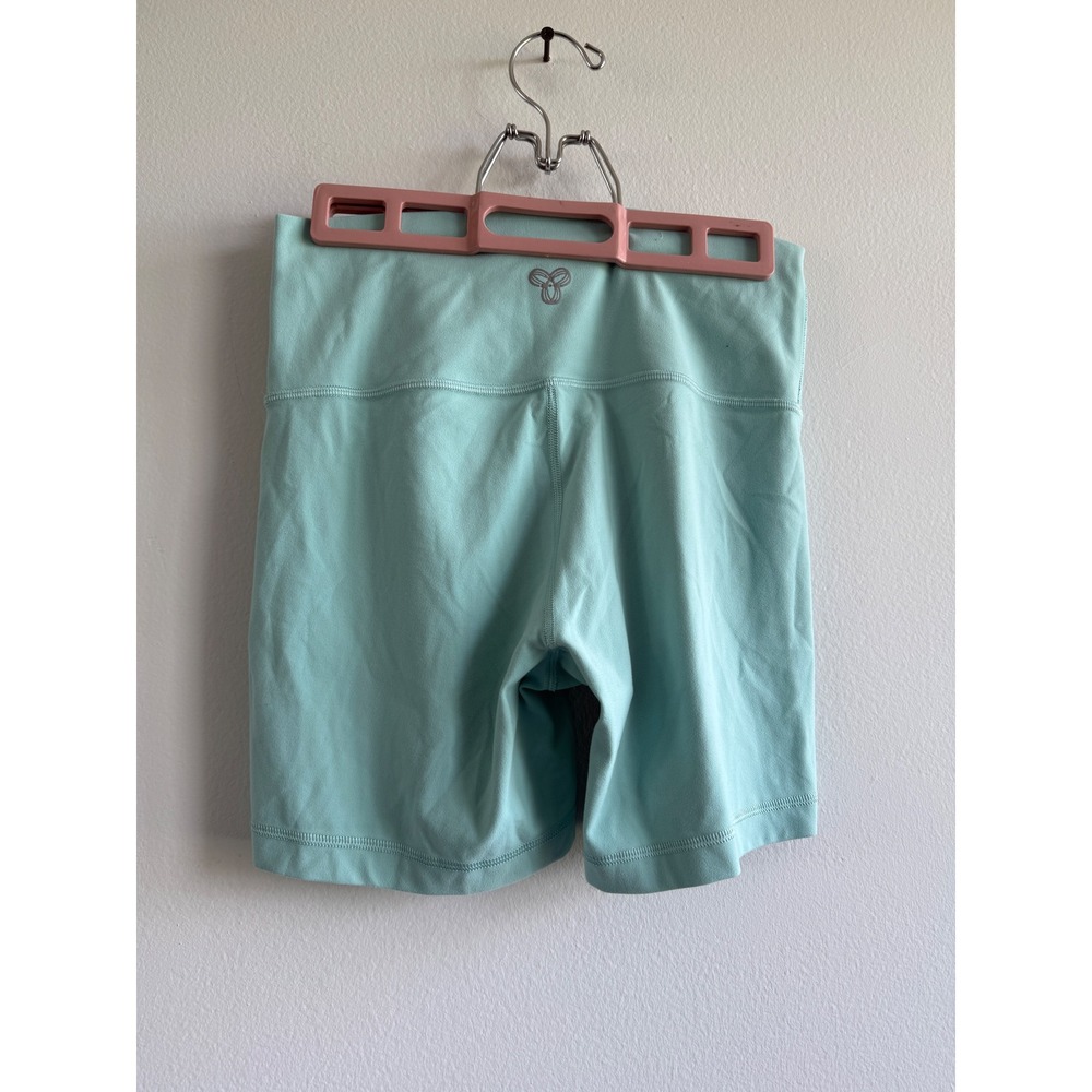 Tna TnAction Women Mint Green High Waisted Biker Shorts Size M Athletic Yoga